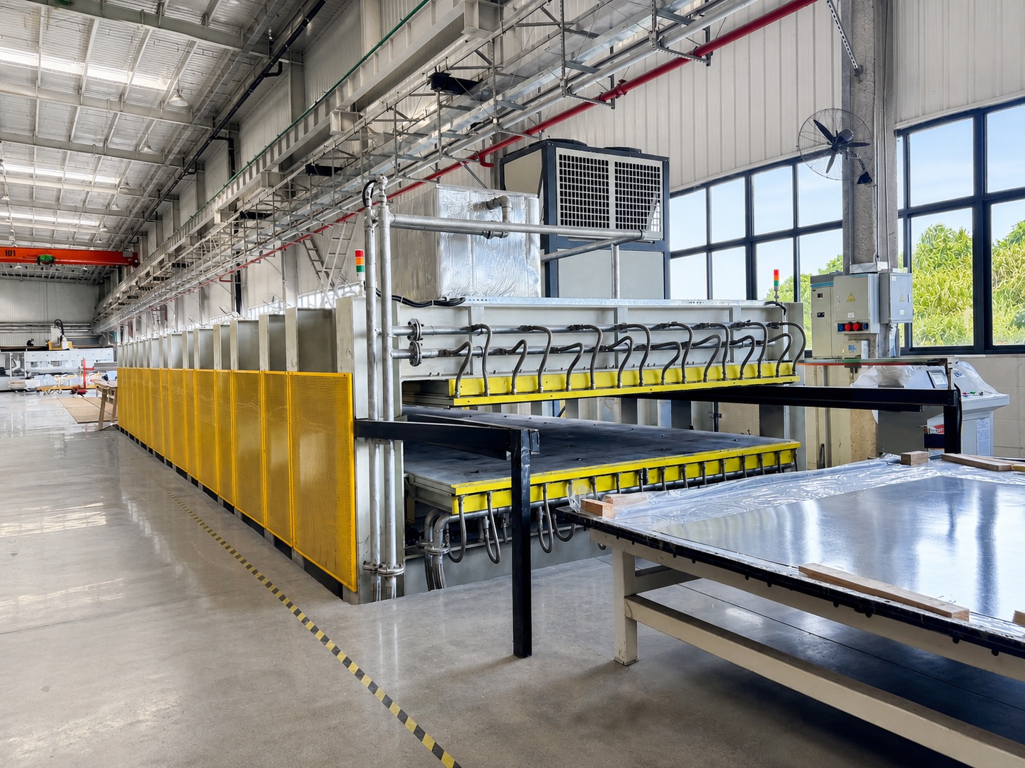 Panel lamination line
